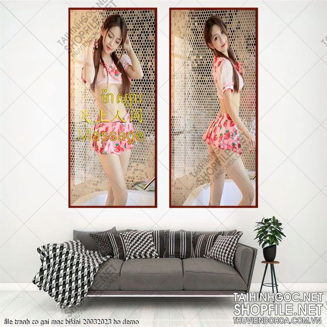 file tranh co gai mac bikini 20032023 ho